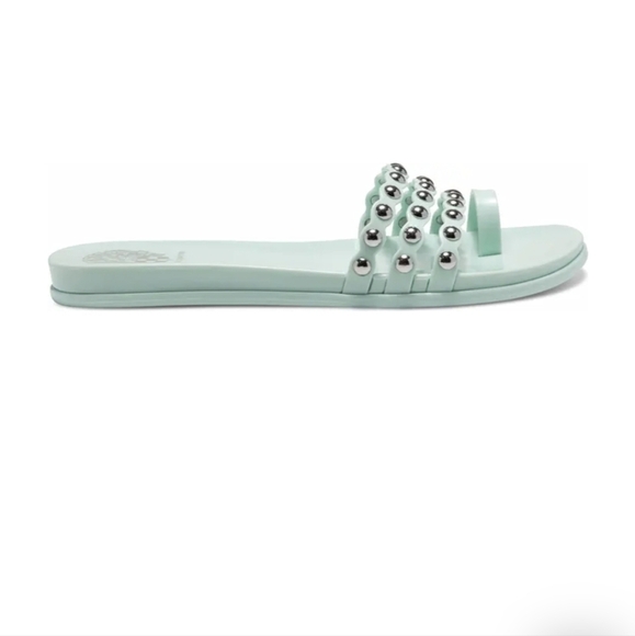 Vince camuto Edolyn Studded Toe Loop Slide Sandal - Picture 6 of 13